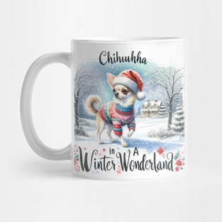 Chihuahua In A Winter Wonderland Mug